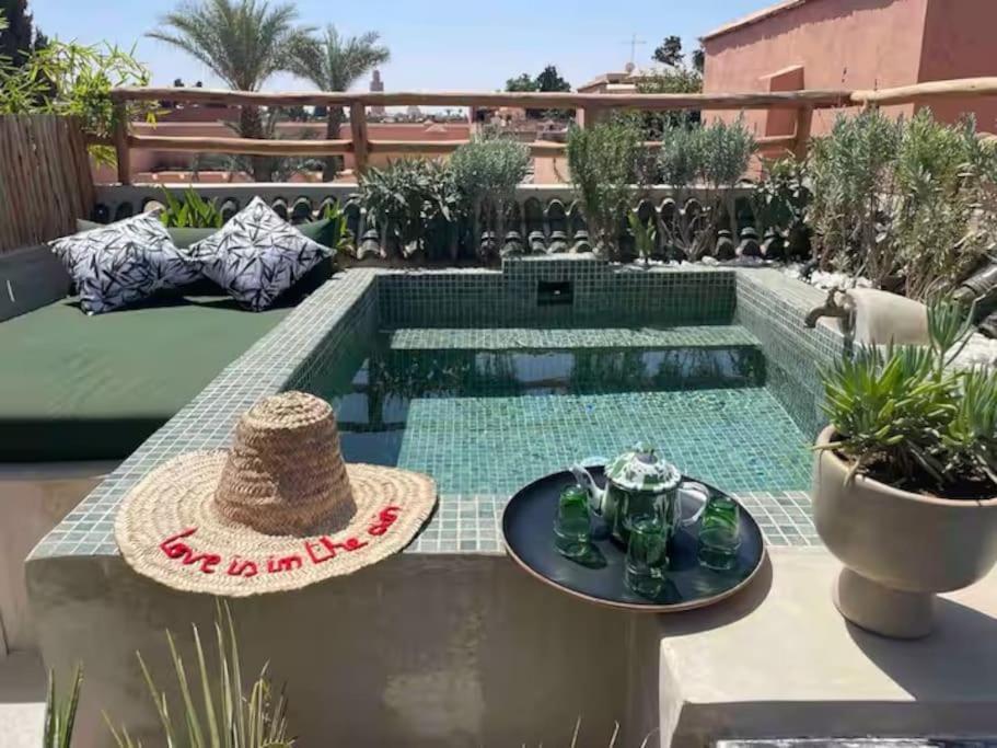 Riad Ptit Kech, Bassin Terrasse - Petits Dejeuners 马拉喀什 外观 照片